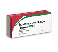 Aurobindo Ibuprofene 400 mg Antinfiammatorio per il dolore e la febbre, 10 capsule molli