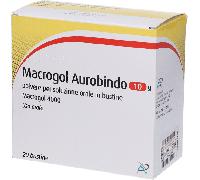 Aurobindo Macrogol 4000 Lassativo Polvere 10g 20 Bustine Soluzione Orale