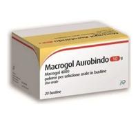 Aurobindo Pharma Italia - Macrogol Aurobindo 10 gr - Trattamento Sintomatico Della Stipsi 20 Bustine