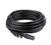 Auroh Cavo di prolunga CCTV da 3 metri, 2,1 x 5,5 mm CC 12 V, nero da maschio a femmina, cavo di prolunga adattatore di alimentazione per telecamere di sicurezza CCTV, DVR, strisce LED, router