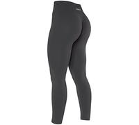 AUROLA Dream Collection - Leggings da allenamento da donna, a vita alta, senza cuciture, per atletica, corsa, palestra, fitness, Grigio asfalto, M