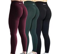 AUROLA Leggings da Allenamento da Donna Senza Cuciture, Collant Elasticizzati, Controllo della Pancia, Palestra, Fitness, Ragazza, Sport, Pantaloni Attivi da Yoga, M