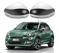 AUROLYNNE 2x Calotte Specchietti Calotta Specchietto Per 500X Retrovisore Cover Cromate 2 Pcs 2015-2022