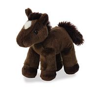 Aurora World Horse Animale Aurora, 16486, Mini Flopsies, Chestnut Cavallo, 20.5cm, Peluche, Marrone, Colore Brown