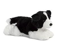 Aurora, 31566, Flopsies Border Collie, 30cm, soft toy, black/white