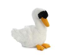 AURORA, 31751 - Mini cigno Flopsies, 20,3 cm, peluche, bianco