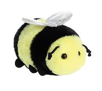 Aurora, 31858, Mini Flopsie Beeswax, 20,5 cm, peluche Eco-Friendly, nero e giallo