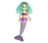 Aurora, 33204, Sea Shimmers Alexa La Sirena, 46cm, Peluche, (Aqua, Rosa, Viola, Pesca)