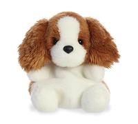 Aurora World Aurora, 33533, Palm Pals Lady Spaniel, 13cm, Peluche, Marrone e Bianco, Colore Brown & White