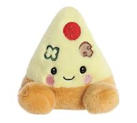Aurora, 33688, Palm Pals Peppa Pizza, Peluche, Marrone e Giallo, 13 cm
