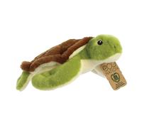 Aurora, 35018, Eco Nation, Tartaruga, 26 cm, peluche, verde e marrone