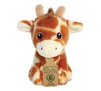Aurora, 35068, Eco Nation Mini Giraffa, 13cm, peluche, marrone