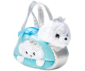 Aurora, 60847, Fancy Pal, Cucciolo di Principessa P Boo, 20,5cm, Peluche, Blanche e Bleue