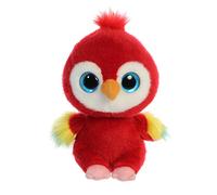 Aurora, 61117, YooHoo, Scarlet Macaw Lora, 20cm, Peluche, Rosso