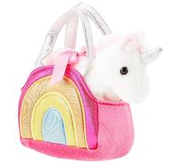 Aurora, 61171, Fancy Pal, Unicorno arcobaleno colorato, 20,5cm, Peluche, Multicolore