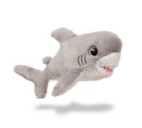 Aurora, 61208, Sparkle Tales, Finn The Shark, 18cm, Soft Toy, Grey and White