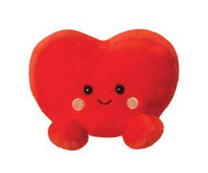 Aurora, 61513, Palm Pals Amore Heart, 5In, Eco-friendly soft toy, Red