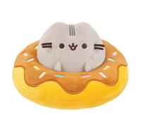 Aurora, 61573, Pusheen in a Chocolate Ciambella, 5In, Soft Toy, Grey