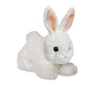 Aurora World- Aurora, 73901, Mini Flopsies, Lepre, 20.5cm, Peluche, Bianco, Colore