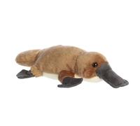 Aurora Adorabile peluche Mini Flopsie Bindi Platypus - Mini compagni pronti per avventure giocose - per bambini di tutte le età, bambini, adulti e famiglie - Marrone 27,9 cm