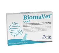 Aurora Biofarma Biomavet Cane compresse per la stabilizzazione della flora intestinale 12 Compresse peso superiore a 20 kg - Integratori per cani - 1° ORDINE? scegli lo sconto BZR5 / BZR20 + 200 punti