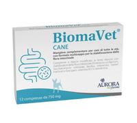 Aurora Biofarma Biomavet Cane compresse per la stabilizzazione della flora intestinale - 750 mg - 12 compresse - 1° ORDINE? scegli lo sconto BZR5 / BZR20 + 200 punti fedeltà - Integratori per cani