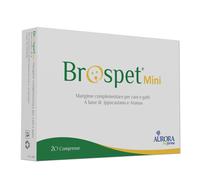 Aurora Biofarma Integratore Brospet Mini - Drenante per cani taglia piccola, 20 comp.