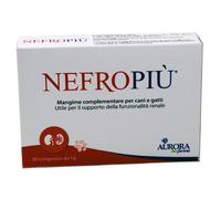 Aurora Biofarma NefroPiù cane e gatto - 60 compresse - 1° ORDINE? scegli lo sconto BZR5 / BZR20 + 200 punti fedeltà - Integratori per cani