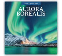 Aurora Boraellis - Northern Lights 2025 Square Wall Calendar