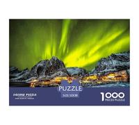 Aurora boreale norvegese Puzzle 1000 Pezzi, Impossibile Jigsaw Puzzle Per Adulti Bambino, Giochi Stimolanti Per Tutta La Famiglia 52x38cm/1000pcs
