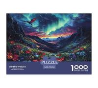 Aurora boreale Puzzle 1000 pezzi per adulti, puzzle puzzle, design unico giocattolo educativo per adolescenti e bambini, idea regalo, 1000 pezzi (75 x 50 cm)