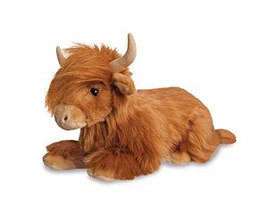 AURORA, Borealis, Bruce Highland Cow, Peluche Marrone, 40,6 cm, 61362