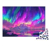 Aurora Borealis Sky Puzzle Giochi 1000 Pezzi Regalo Per Lui E Per Lei Arte Interesting Puzzle Adulti Idea Regalo Per 70x50cm/1000pcs