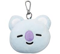 AURORA BT21 Official Merchandise, KOYA Plush Key Clip, 61336, Blue