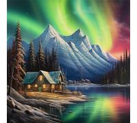 Aurora Cabina Notturna 300 Pezzi Puzzle, 300 pezzi puzzle Classico per adulti, Fai Da Te Giochi Educativo e Giocattoli Sfida, Intrattenimento Creativo, Puzzle Impossible