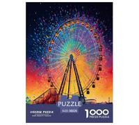 Aurora Ferris Wheel Jigsaw Puzzle Impossibili 1000Pcs Decorazione Per La Casa. Rilassamento E Intelligence Per Adulti E Bambini Da 12 Anni 38x26cm/1000pcs