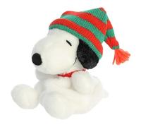 Aurora Festive Peanuts Palm Pals Snoopy Beanie peluche personaggi classici ricordi duraturi bianco 12,7 cm