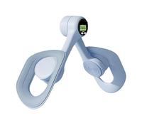 Aurora Glaze Pelvic Floor Trainer,Aurora Glaze Thigh Master for Women-360° Rotation with Upgrade Smart Screen Display Count & TPE Non-Slip Enlarged Fitting Surface (Blue)