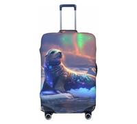 Aurora Iceberg Seal B - Copertura elastica per valigie, 45-81 cm, nero, Medium