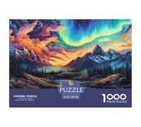 Aurora Jigsaw Puzzle Impossible 1000 Pezzi Decorazione Per La Casa. Giochi Rilassamento E Intelligence Per Adulti E Bambini Da 12 Anni 70x50cm/1000pcs
