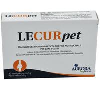 AURORA Lecurpet Mangime Complementare per Cane e Gatto in Compresse 30CP