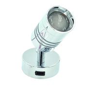 Aurora Lighting Faretto a LED con presa USB con dimmer