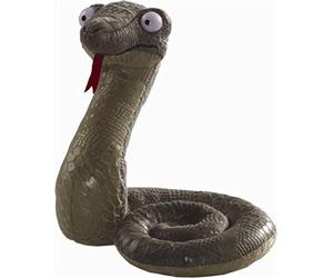 Aurora, Merchandising ufficiale, 12876, Il serpente del Gruffalo, 18 cm, Peluche, verde