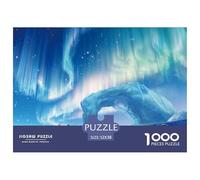 Aurora Over Iceberg Safe Cardboard Material Fun Challenging Experience, Great for Adults And Older Teenagers Alike 52x38cm/1000pcs