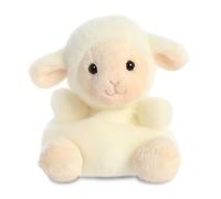 AURORA Palm Pals, 33483, peluche lanoso l'agnello, 12,7 cm, bianco