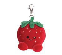 AURORA Palm Pals 34062 - Peluche a clip, fragola, 10 cm, colore: Rosso