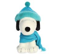 Aurora Peanuts - Sciarpa invernale Snoopy in peluche, 20,3 cm | Stile accurato con un tocco morbido e avvolgente per i fan di tutte le età
