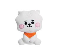 AURORA - BT21 Official Merchandise, Baby RJ Sitting Doll 5In, Soft Toy, White an