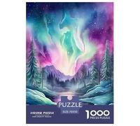 Aurora Puzzle Impossible 1000Pcs Decorazione Per La Casa. Giochi Rilassamento E Intelligence Per Adulti E Ragazzi Da 14 Anni 70x50cm/1000pcs