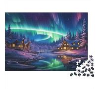 Aurora Puzzle Per Adulti Da 1000 Pezzi Per Adulti, Puzzle Da 1000 Pezzi Per Adulti Giochi Di Puzzle Impegnativi Adatto A Uomini E Donne 1000pcs (75x50cm)